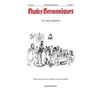 Etudes Germaniques - N°3-2023 - Les Jeunes Hégéliens