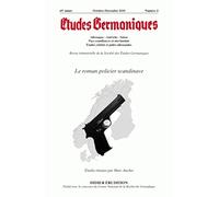 Études germaniques - N°4/2010: Le roman policier scandinave