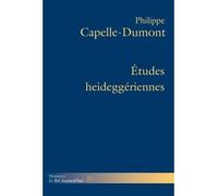 Études heideggériennes - Philippe Capelle-Dumont - Hermann - broché - Etude