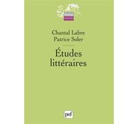 Études littéraires - Patrice Soler - Puf - broché - Essai