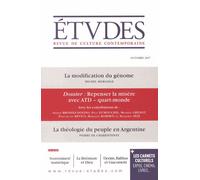 Etudes N° 4242, Octobre 2017 - Repenser La Misère Avec Atd - Quart-Monde
