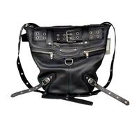 Études Noirs Avec Des Clous Noirs - Femmes Sac Bandolera Avec Des Clous Noirs | Femmes Uniques Pour Femmes | Sacs À Seau Masculin Avec Sacs À Bandoulière Avec Corps En Métal