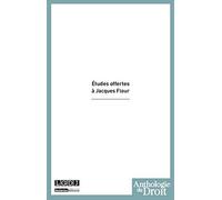 Etudes offertes à Jacques Flour