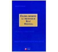 Etudes Offertes Au Professeur René Hostiou