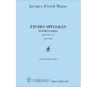 Etudes Op.36 Volume 1 (Etudes spéciales) - Vl solo