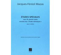 Etudes Op.36 Volume 1 (Etudes spéciales) - Vl solo