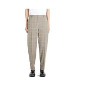 Études - Pantalon Large à Carreaux Marron - Homme - Pantalons - Beige - Taille: M