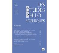 Études philosophiques 2005, n° 2 Nietzsche - Collectif - Puf - broché - Revue