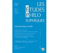 études philosophiques 2008, n° 1: L'épistémologie modale