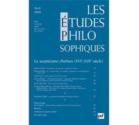 Études philosophiques 2008, n° 2 Collectif (Auteur)