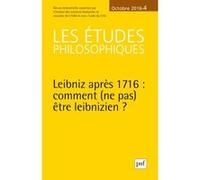 Études philosophiques 2016 Collectif (Auteur)