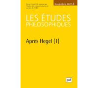Etudes philosophiques 2021, n.4