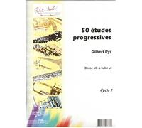 Etudes progressives (50) --- tuba (ou euphonium ou saxhorn)