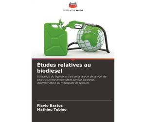 Études relatives au biodiesel: Utilisation du liquide extrait de la coque de la noix de cajou comme antioxydant dans le biodiesel; détermination du méthylate de sodium