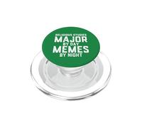 Études religieuses Major by Day Memes Night Religion Sudent PopSockets PopGrip pour MagSafe