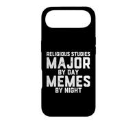 Études religieuses Major by Day Memes Night Theology Student Coque pour iPhone Air