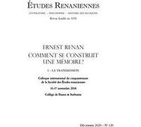 Études renaniennes Maurice Gasnier (Direction), Maurice Gasnier (Coordination éditoriale), Collectif (Auteur)