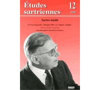 Etudes Sartriennes N° 12/2008 - Sartre Inédit