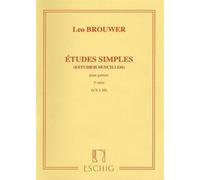 Études simples (estudios sencillos) pour Guitare - 2e série (N°6 à 10)