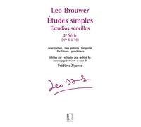Études simples - Estudios sencillos (Série 2). Solo pour Guitare.