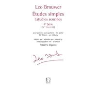 Études simples – Estudios sencillos (Série 4) – Solo pour guitare – Eschig