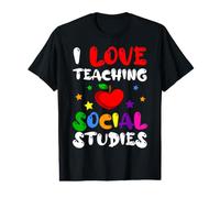 Études sociales pour Enseignant, Professeur, éducateur, travailleur T-Shirt Graphique avec Valeur