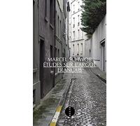 Études sur l'argot français