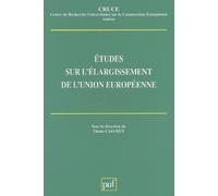 Etudes Sur L'elargissement De L'union Europeenne