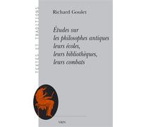 Études sur les philosophes antiques leurs écoles, leurs bibliothèques, leurs combats