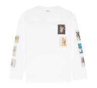 Études - T-shirt Relax Polaroid Manches Longues - Homme - Tops - Blanc - Taille: M