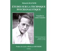 Etudes/technique psychanalytique - Transfert et contre-transfert - Heinrich Racker - Cesura Lyon Edition - Livre