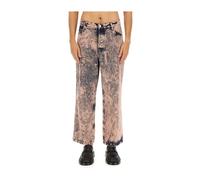 Études - Wide Leg Overdyed Jeans - Homme - Jeans - Rose - Taille: L