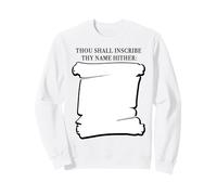 Étudiant drôle dernier Jour d'école Signature Signe Ici Sweatshirt