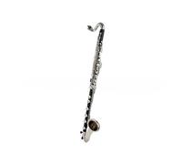 étudiant en clarinette Clarinette Basse Instrument Plaqué Argent Jouant De La Basse En Ut