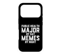 Étudiant en épidémiologie majeure en santé publique par Jour Memes Night Coque pour iPhone 17 Pro