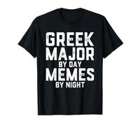Étudiant en études Classiques de Jour Memes Night T-Shirt