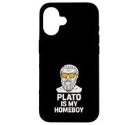 Étudiant en philosophie Existentiel Overthinking Cogito Ergo Sum Coque pour iPhone 16