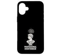 Étudiant en philosophie Existentiel Overthinking Cogito Ergo Sum Coque pour iPhone 16 Plus