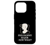 Étudiant en philosophie Existentiel Overthinking Cogito Ergo Sum Coque pour iPhone 16 Pro