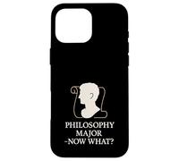 Étudiant en philosophie Existentiel Overthinking Cogito Ergo Sum Coque pour iPhone 16 Pro Max