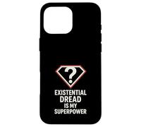 Étudiant en philosophie Existentiel Overthinking Cogito Ergo Sum Coque pour iPhone 16 Pro Max