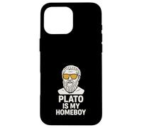 Étudiant en philosophie Existentiel Overthinking Cogito Ergo Sum Coque pour iPhone 16 Pro Max