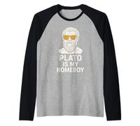 Étudiant en philosophie Existentiel Overthinking Cogito Ergo Sum Manche Raglan