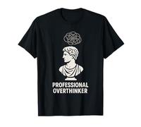 Étudiant en philosophie Existentiel Overthinking Cogito Ergo Sum T-Shirt