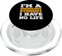 Étudiant en sociologie No Life Research Study Academia PopSockets PopGrip pour MagSafe