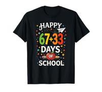 Étudiant Happy 67 Plus 33 100 Jours d'école 67 Six Seven T-Shirt