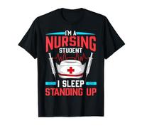 Étudiant Infirmier Épuisé Humour T-Shirt Graphique avec Valeur