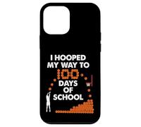 Étudiant Professeur de Basket-Ball Scolaire Hooped My Way 100 Days Coque pour iPhone 12 Mini
