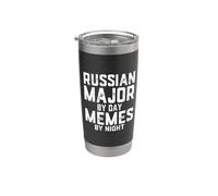 Étudiant russophile slave, étudiant russophile, étudiant russe Gobelet isotherme en acier inoxydable double paroi