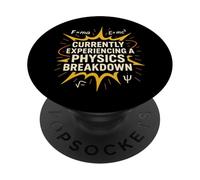 Étudiante en Physique Quantum Joke Schrödinger F = ma Nerd Gift PopSockets PopGrip Adhésif